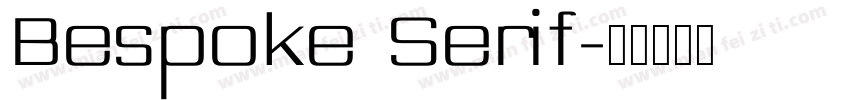 Bespoke Serif字体转换